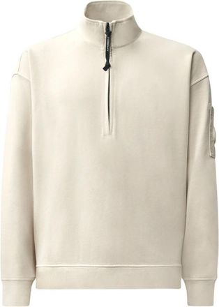 C.P. Company Sweatshirts & Hoodies - Heren - Vesten met rits - Beige - M - Hoodies & sweatvesten