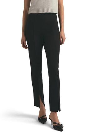 Favorite Daughter The Suits You Split Hem Leggings in Black at Nordstrom, Size 12