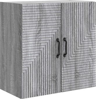 vidaXL Armario De Pared Sonoma Gris 59 X 31 X 60 Cm Vidaxl