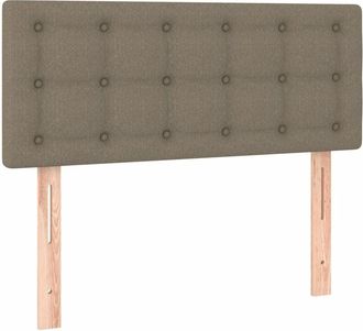 vidaXL Cabecero Con Led De Tela Gris Taupe 90x5x78/88 Cm Vidaxl