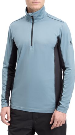McKinley Fleecejacke MCKINLEY Unterjacke Hero III M, Herren, Gr. XXL, blau smoke, Obermaterial: 87% Polyester, 13% Elasthan, Jacken Fleecejacke