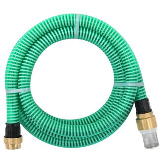 vidaXL Vidaxl - Manguera De Succi&oacute;n Con Conectores De Lat&oacute;n Pvc Verde 29 Mm 7 M