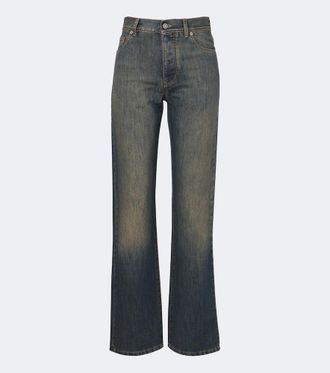 Fendi Jeans anchos deste&ntilde;idos