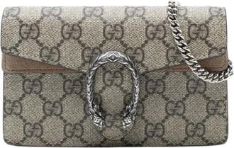 Gucci Pre-owned Cross Body Bags, female, Beige, Size: ONE SIZE Pre-owned Fabric Crossbody Bag