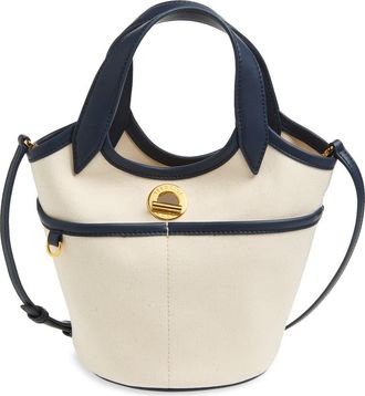 Veronica Beard Canvas Anchor Bag in Navy/Ecru at Nordstrom