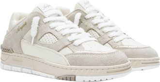 Axel Arigato Mens Sneakers Area Lo Beige Upper: Leather-Suede Trainers Leather/suede