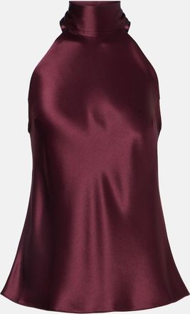 Galvan Sienna satin top