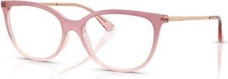 Vogue Eyewear 52mm Oval optical glasses in Pink at Nordstrom