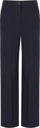 Max Mara Zelota Pants - Dames - Straight fit broeken - Blauw - XS - Katoen - Broeken