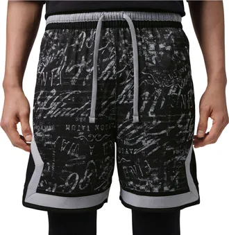 Nike Jordan Air Jordan Tatum Sport Dri-FIT Diamond Shorts Black Light Smoke Grey Infrared 23 IU7878-010