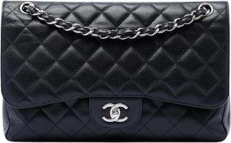 Chanel Borsa a spalla Chanel Pre-owned in pelle Caviar trapuntata - - Pre-owned - Donna - Nero - ONE SIZE