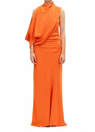 Acler Wilcott Maxi Dress In Fanta