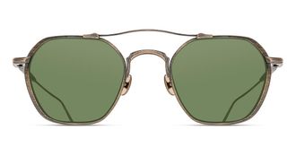 Matsuda M3145 AG Mens Sunglasses Gold Size 50