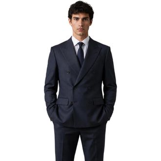Dolce & Gabbana Sicilia Double-Breasted Jacket - male - Dolce & Gabbana - Blazers - Blue - M - Jackets