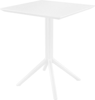 Clp Mesa Plegable Sky Blanco Cuadrada