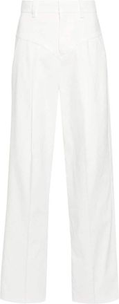 Isabel Marant White Staya wide leg trousers