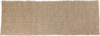 Bazar Bizar Alfombra pasillera de sisal en marr&oacute;n 200x70x2 cm
