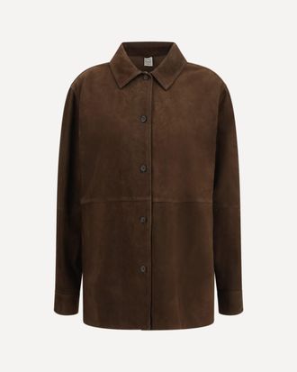 Toteme Suede Shirt Jacket Female 40