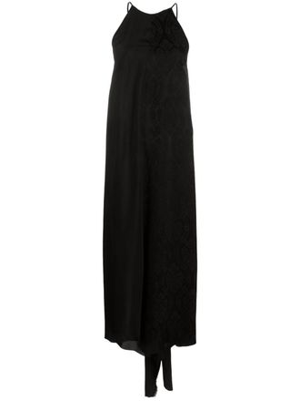 Uma Wang Adore draped midi dress - Black