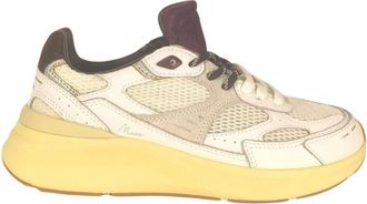 D.A.T.E. Musa HF - Dames - Sneakers - Beige - 40 EU - Katoen - Schoenen