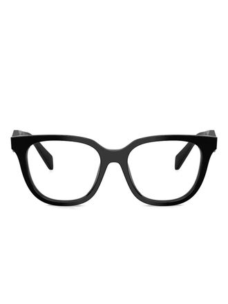 Prada Occhiali con montatura a D - Nero