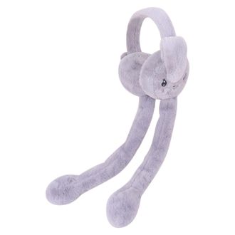Generic Momolaa Unisex Ear Moving Bunny Ear Cute Rabbit Ear Warmers Winters/Outdoor Plush Ear Up Headbands Earmuffs for Women Girls 4_Grey