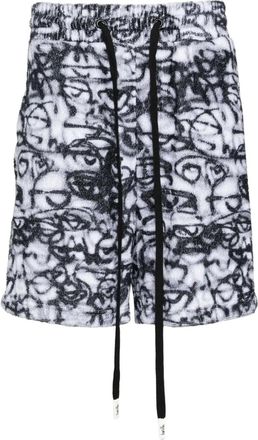 Haculla Shorts con stampa grafica - Bianco