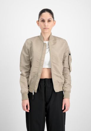 Alpha Industries Bomberjacke ALPHA INDUSTRIES MA-1 VF Light W, Damen, Gr. XL, beige (vintage sand), Obermaterial: 100% Nylon, Futter: 100% Nylon, Jacken Bomberjacke
