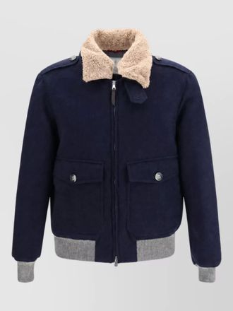 Brunello Cucinelli cashmere padded coat