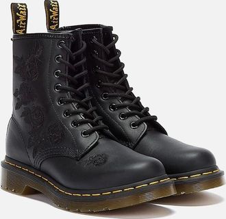 Dr. Martens Womens Dr. Martens - 24985001 WOMENS 1460 VONDA MONO BLACK SOFTY - Size: 6