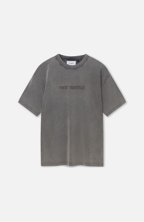 Axel Arigato Distort Washed T-Shirt in Steel Grey at Nordstrom, Size X-Large