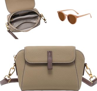 Generic Leather Crossbody Bag,Vintage Shoulder Bag with Adjustable Strap,Mini Casual Lightweight Handbag for Women