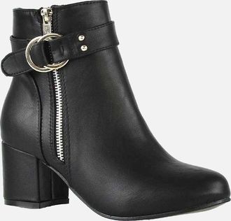 XY London Womens XY London Womens/Ladies Lakesha Zip Boots - Black - Size: 8