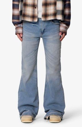 mnml Super Flare Jeans in Western Blue at Nordstrom, Size 34
