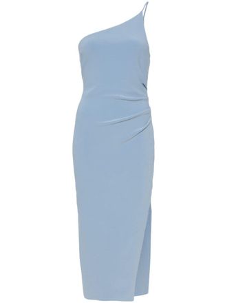Bec&bridge Nala one-shoulder midi dress - women - Polyester/Polyester/Elastane/Elastane - 12 - Blue