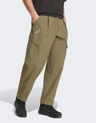 adidas Terrex xploric clima365 - Pantaloni cargo color oliva a strati-Verde