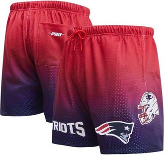 Pro Standard Mens Pro Standard Navy/Red New England Patriots Ombre Mesh Shorts at Nordstrom, Size Xx-Large