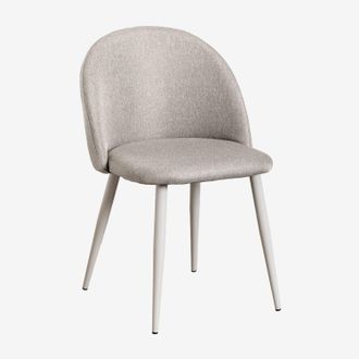Sklum Pack De 2 Sillas De Comedor Tapizadas Y En Acero Kana Sklum