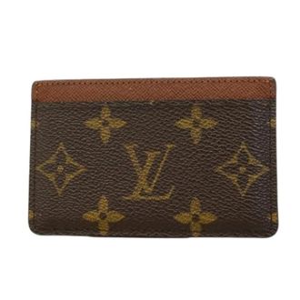 Louis Vuitton Pre-owned Wallets, unisex, Brown, Size: ONE SIZE Pre-owned Vintage Card Case