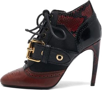 Burberry Stivali con fibbia - Rosso