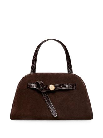Tory Burch Borsa Boston Romy piccola di Tory Burch in pelle scamosciata