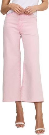 Good American Good Waist Crop Palazzo Jeans in Mineralrosequartz001 at Nordstrom, Size 15