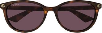 Gucci GG1818SK002 Cat Eye Sunglasses - Brown