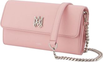 Amiri Womens Ma Crossbody - Amiri Leather Pink Calfskin Bags Crossbodies