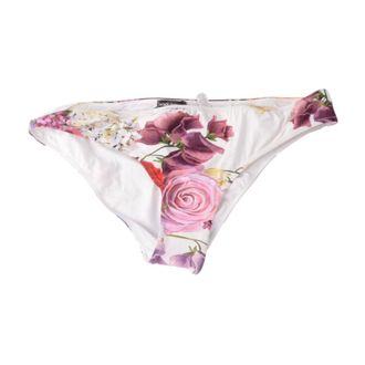 Dolce & Gabbana Bottom Flowers Bikini - female - Dolce & Gabbana - Bikinis - Multicolor - 2XL - Swimwear