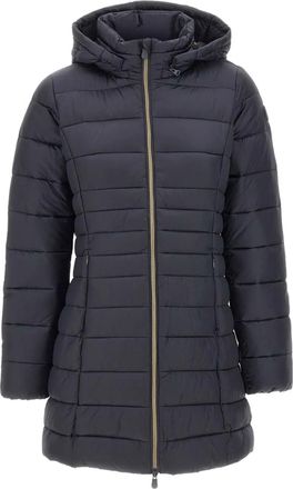 Save The Duck Iris Reese quilted hooded coat - Black
