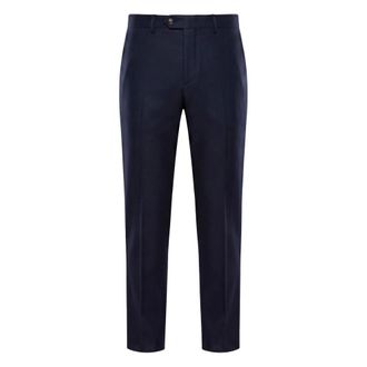 Moorer Comfortable and Versatile Trousers - male - Moorer - Suit Trousers - Blue - M - Trousers