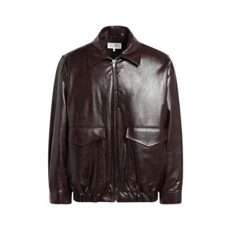 Maison Margiela Chaqueta Bomber con Bolsillos - Jackets - Hombre - Rojo - M