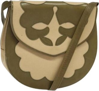Saint Laurent Pre-owned Canvas shoulder-bags - Dames - Vintage Schoudertas - Groen - ONE Size - Vintage