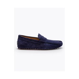 Tod's Heren, Schoenen, Blauw, Maat: 43 1/2 EU Suède